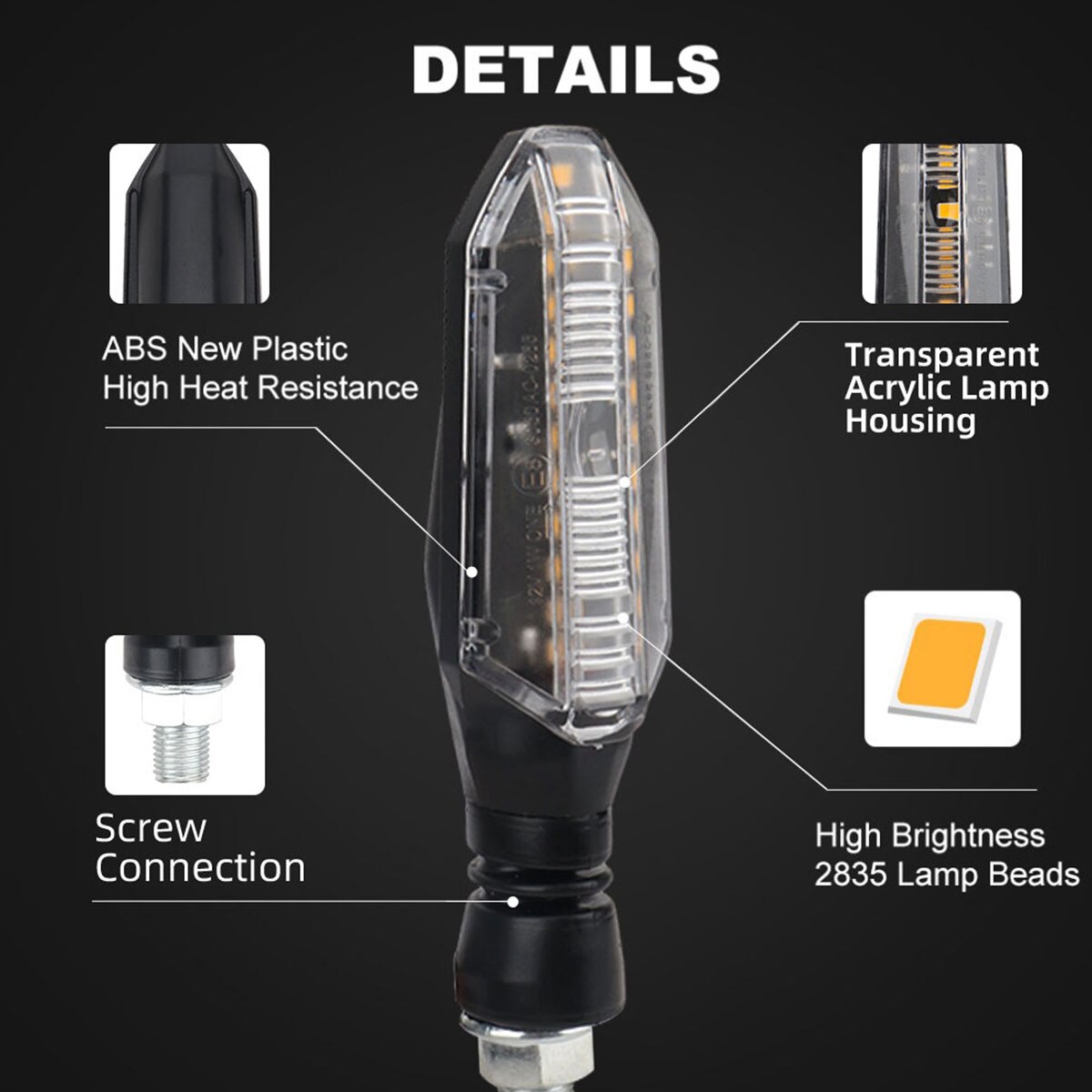 2 unidades de luces LED de señ - Sos Light Strobe reseña y precio