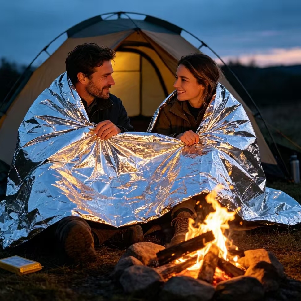 Manta térmica de emergencia de - Emergency Mylar Tent reseña y precio
