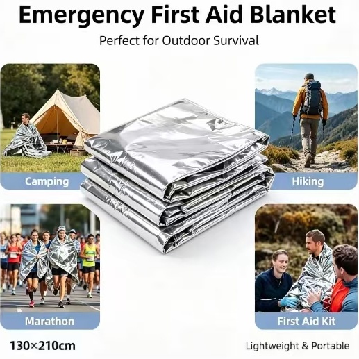 Manta térmica de emergencia de - Emergency Mylar Tent reseña y precio